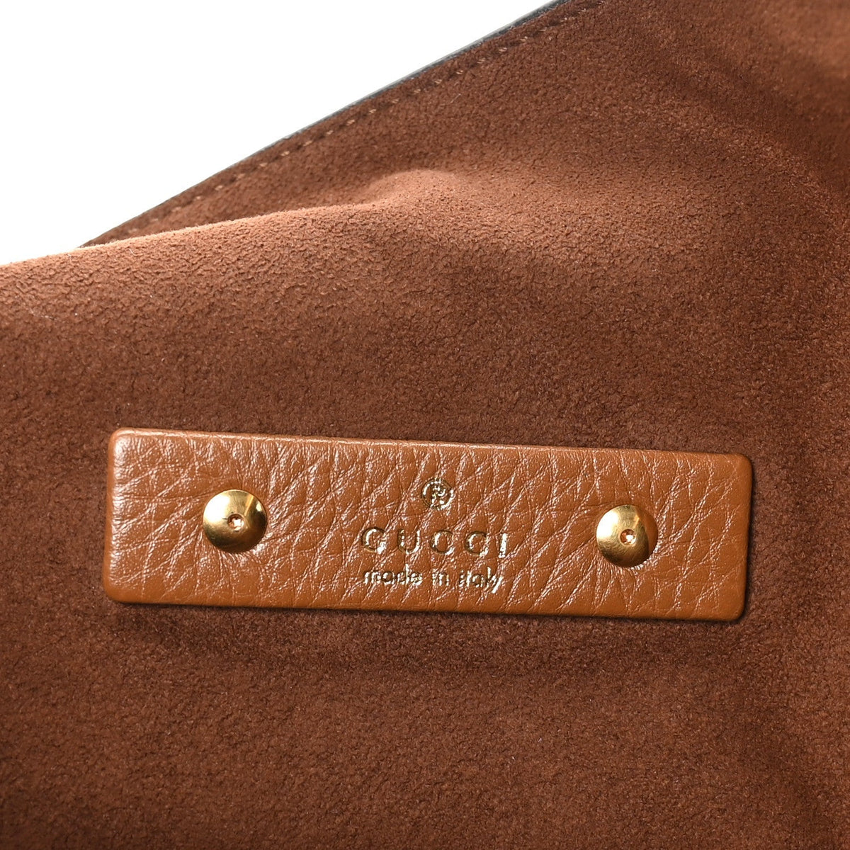 Gucci Grained Calfskin Softbit Maxi Shoulder Bag Brown