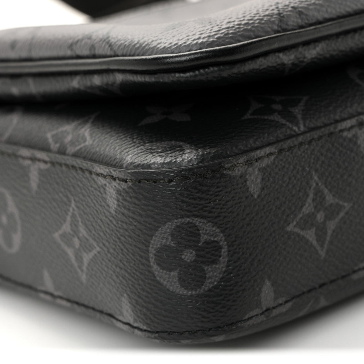 Louis Vuitton Monogram Eclipse Reverse Trio Messenger Bag Black