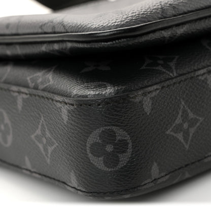 Louis Vuitton Monogram Eclipse Reverse Trio Messenger Bag Black