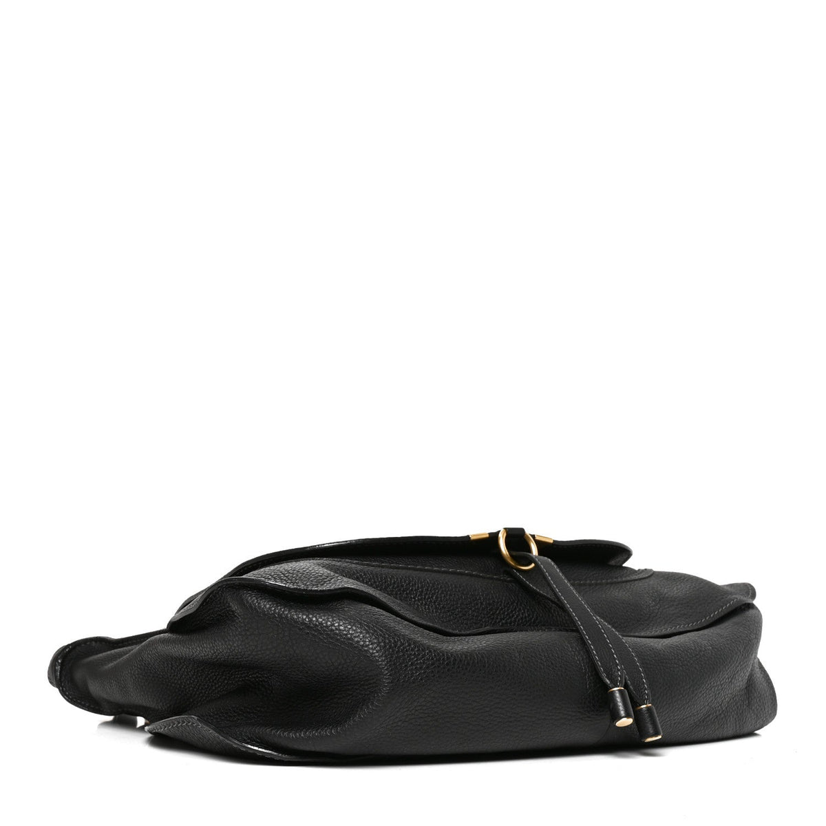 Chloe Calfskin Large Marcie Satchel Black