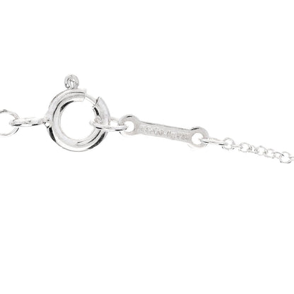 Tiffany Sterling Silver Paloma Picasso Olive Leaf Heart Pendant Necklace
