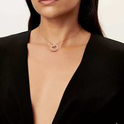 18K Gold Diamond Tiffany T1 Pendant