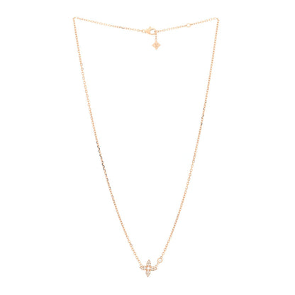 Louis Vuitton 18K Pink Gold Diamond Idylle Blossom Pendant Necklace