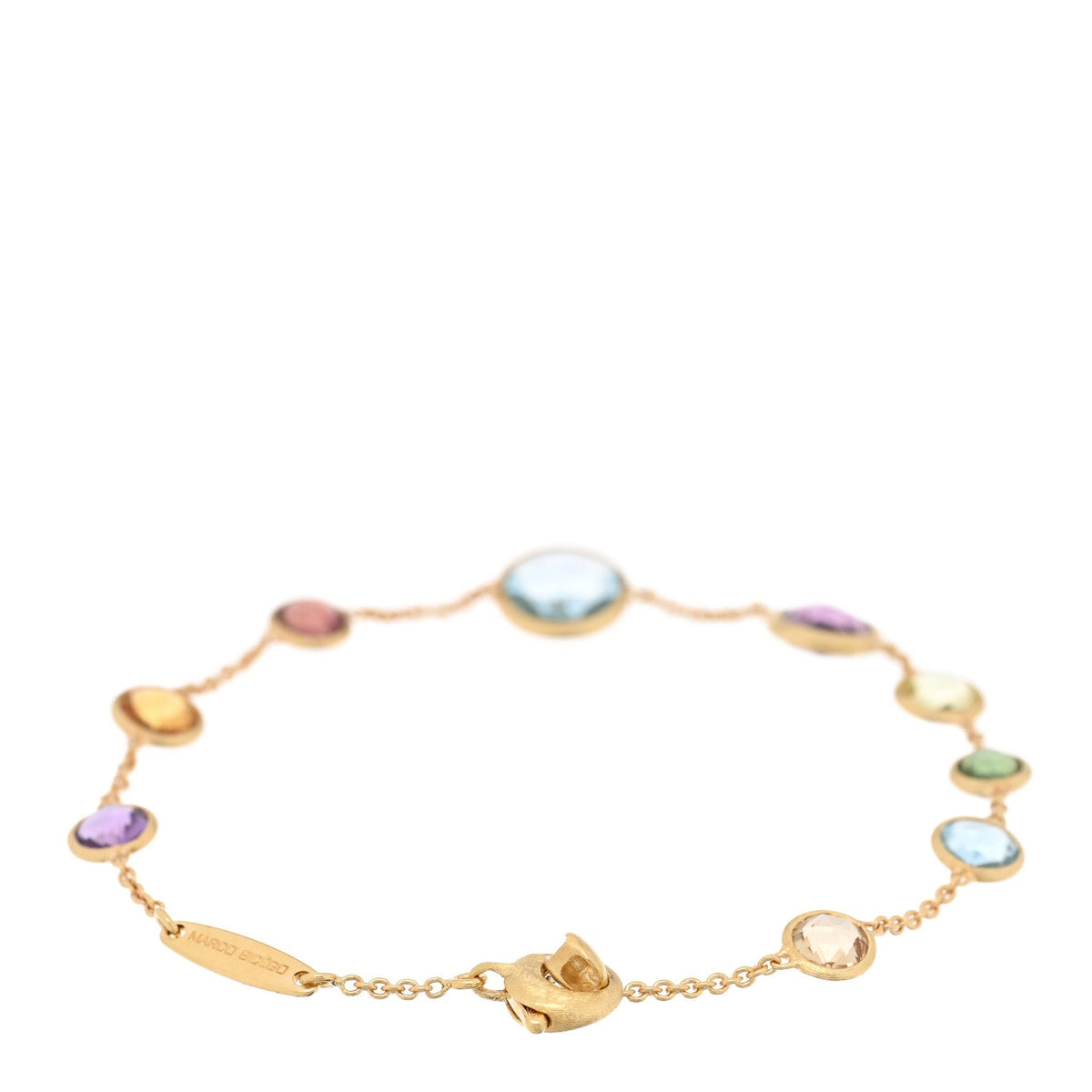 Marco Bicego 18K Yellow Gold Multi Gemstone Jaipur Color Bracelet