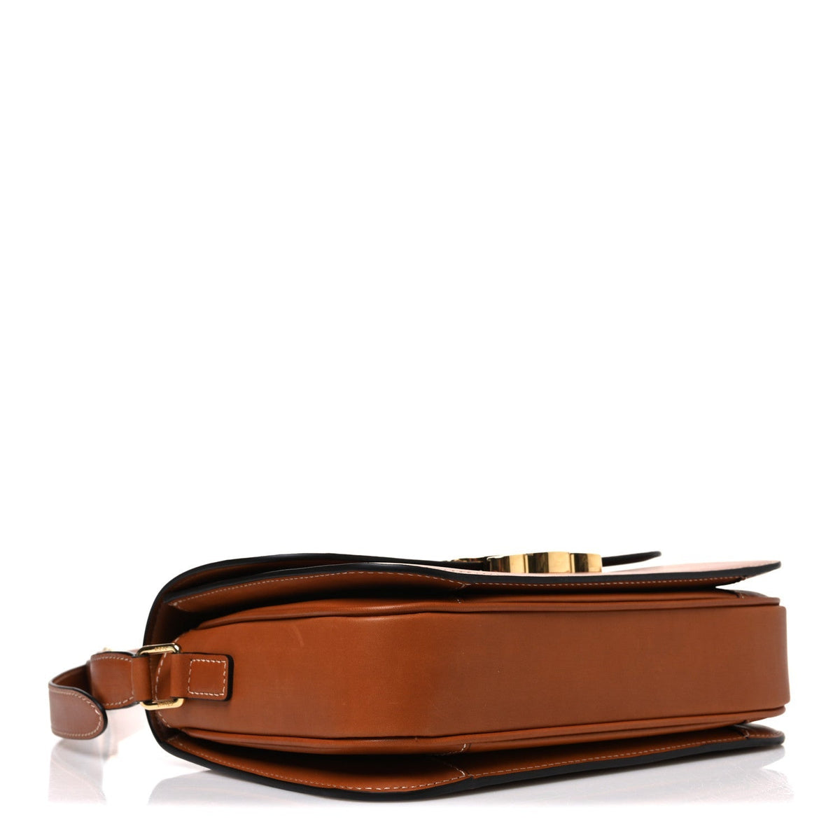 Celine Natural Calfskin Medium Triomphe Bag Tan
