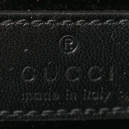 Gucci Nappa Matelasse Small Maxi Horsebit Shoulder Bag Black