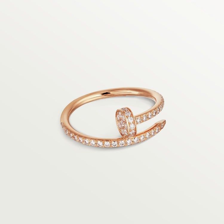18K Gold Diamond Cartier Juste un Clou Ring