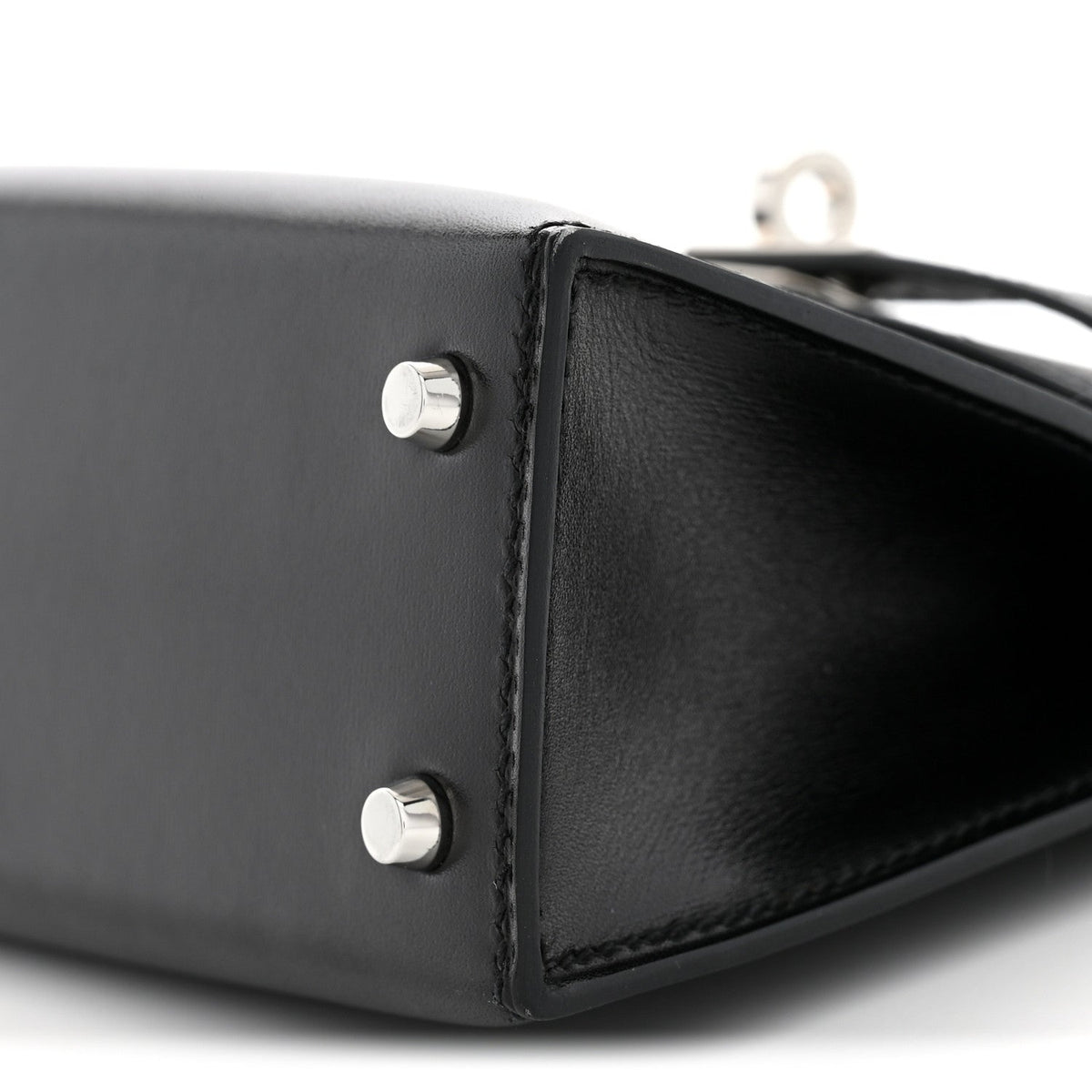 Hermès Box Calfskin Mini Kelly Sellier 20 Black