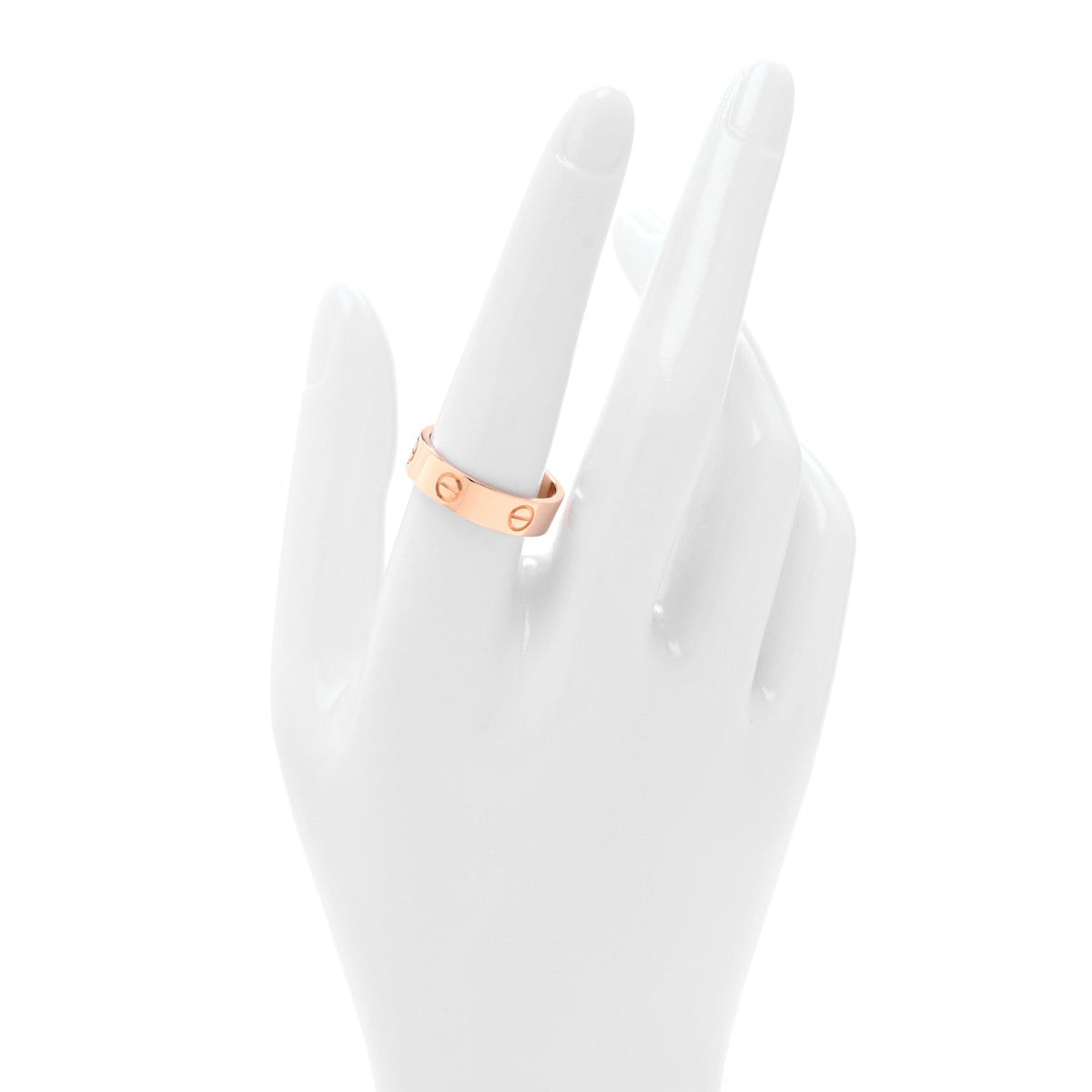 Cartier 18K Pink Gold 5.5mm LOVE Ring 58 8.25