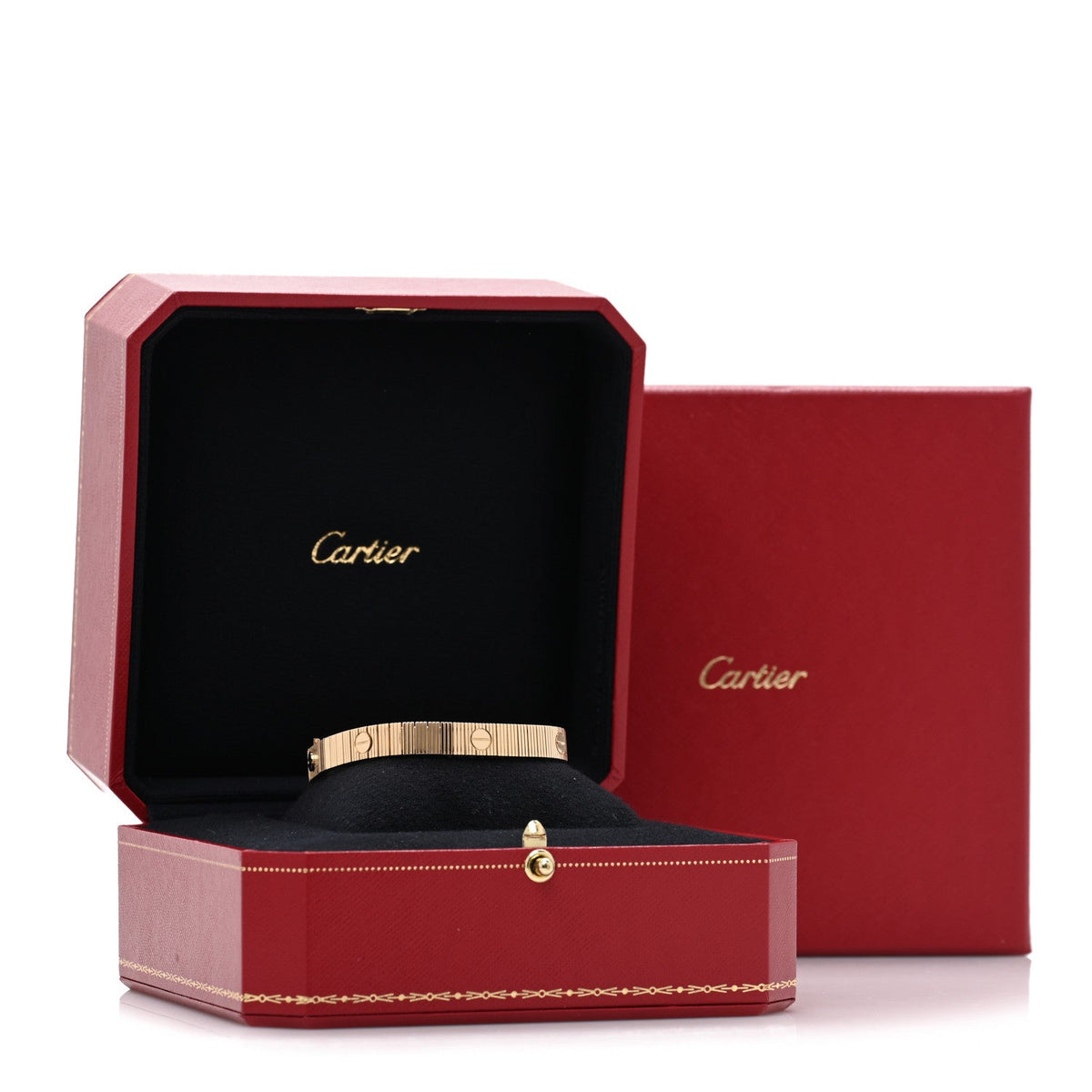 Cartier 18K Yellow Gold LOVE Unlimited Flexible Bracelet 16