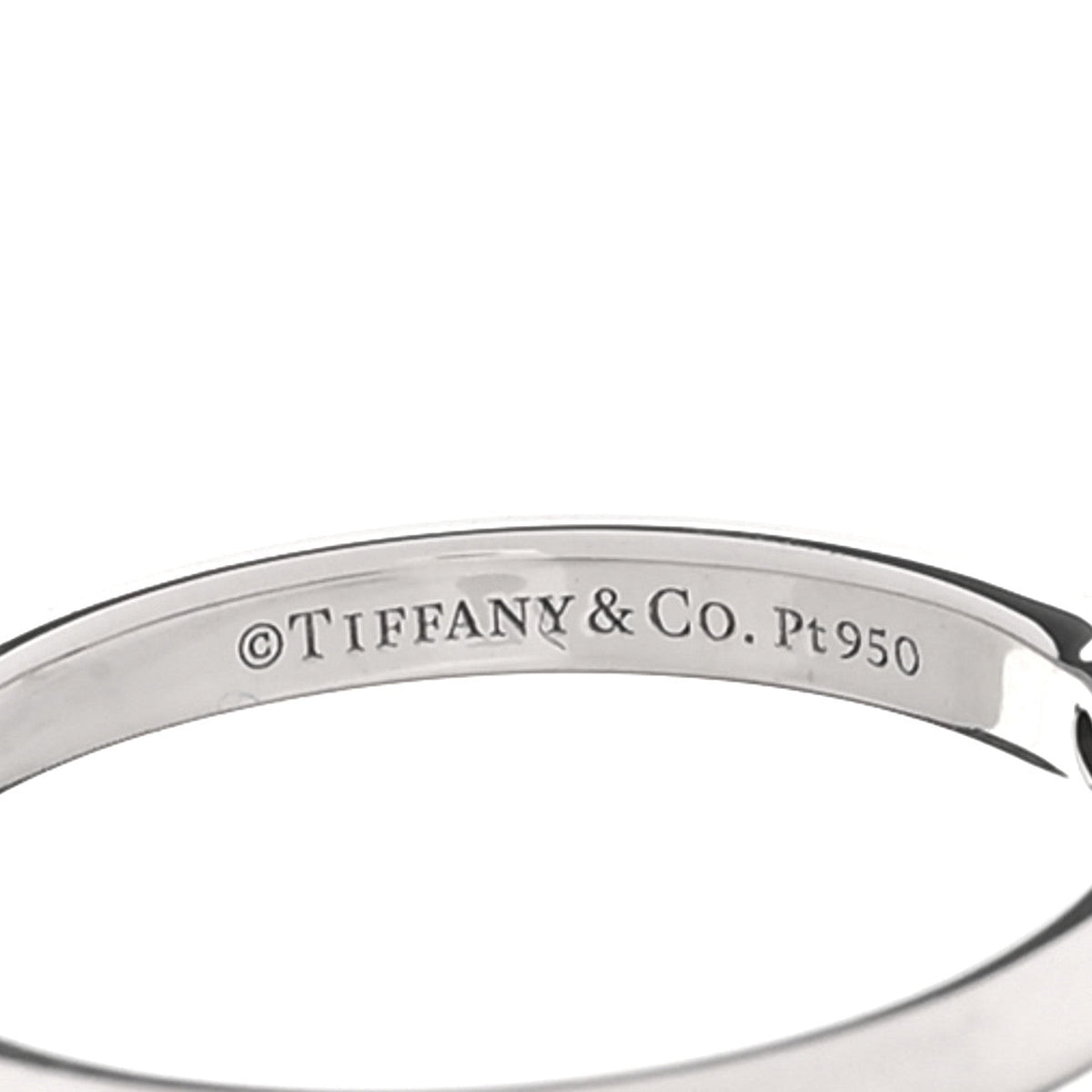 Tiffany Platinum Diamond .25ct Solitaire Engagement Ring 49 5