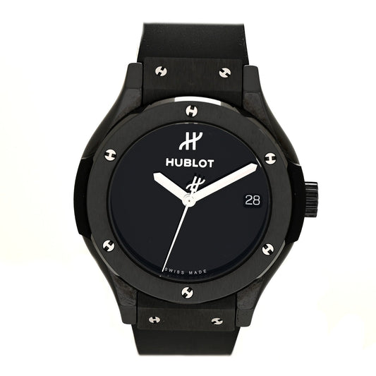 Hublot Ceramic Rubber 33mm Classic Fusion Black Magic Watch Black 581.CX.1270.RX.MDM
