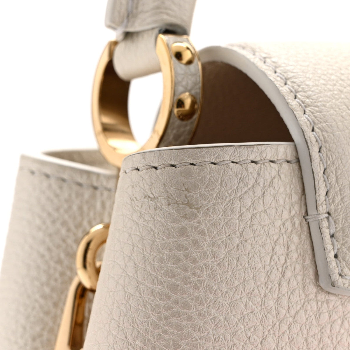 Louis Vuitton Taurillon Ombre Capucines Capushell Mini Shaded Pink