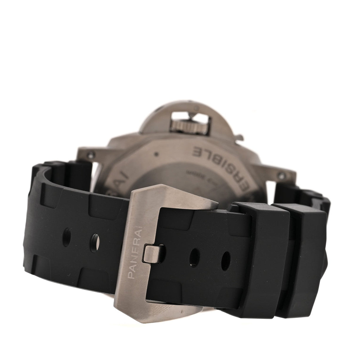 Panerai Titanium Rubber 47mm Luminor Submersible Automatic Watch Black PAM1305