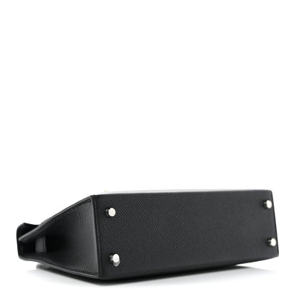 Hermes Epsom Mini Kelly Sellier 20 Black