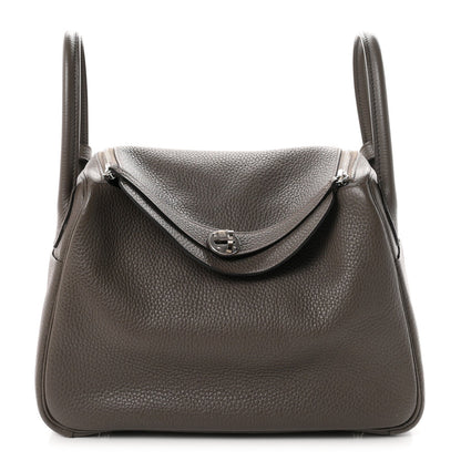 Hermes Taurillon Clemence Lindy 30 Etain