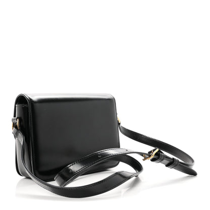 Celine Shiny Calfskin Teen Triomphe Black
