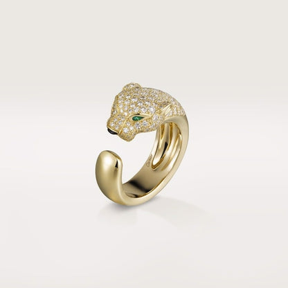 18K Gold Diamond Cartier Panthère de Cartier Ring