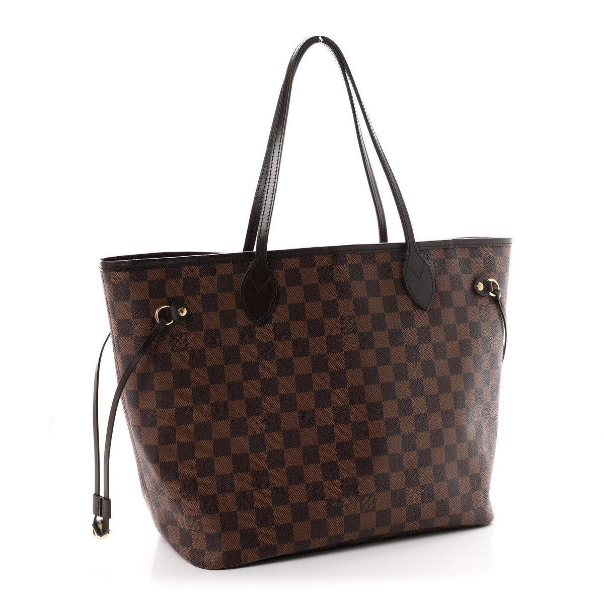 Louis Vuitton Damier Ebene Neo Neverfull MM Tote Bag Brown