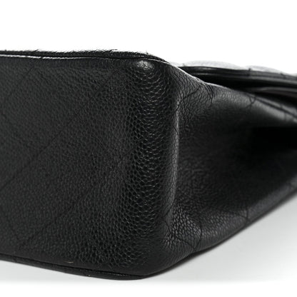 Chanel Caviar Quilted Jumbo Double Flap Black