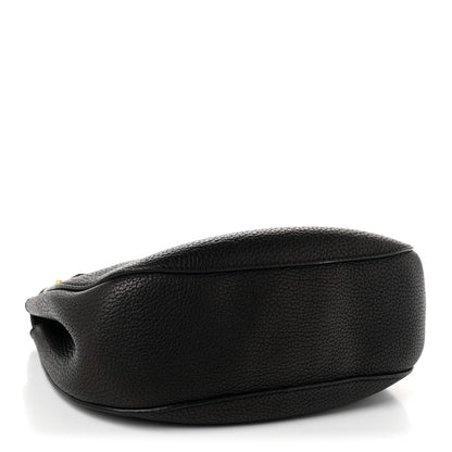 Chloe Grained Lambskin Drew Shoulder Bag Black