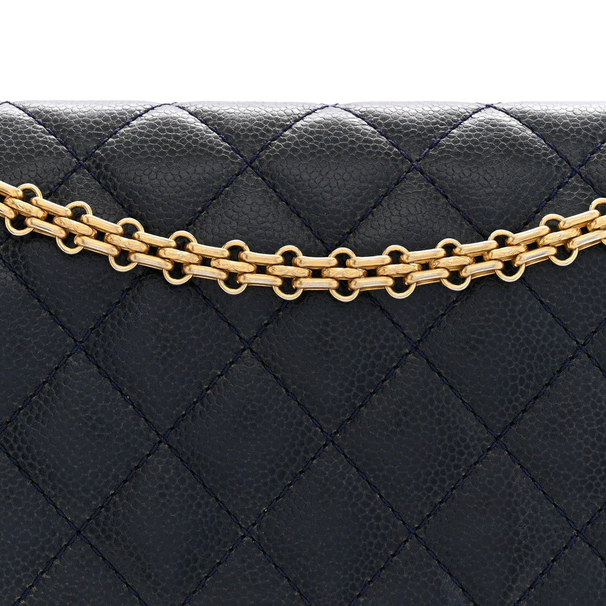 Chanel Caviar Quilted 2.55 Reissue 226 Flap Bag Navy Blue 1985238