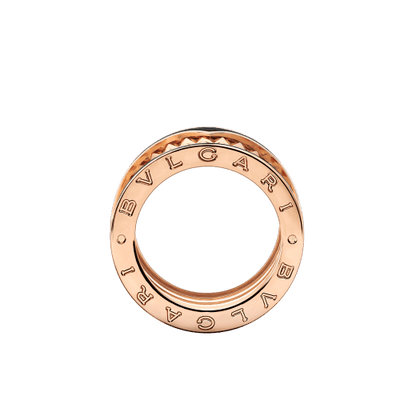 BVLGARI 18K Rose Gold B.zero1 Ring