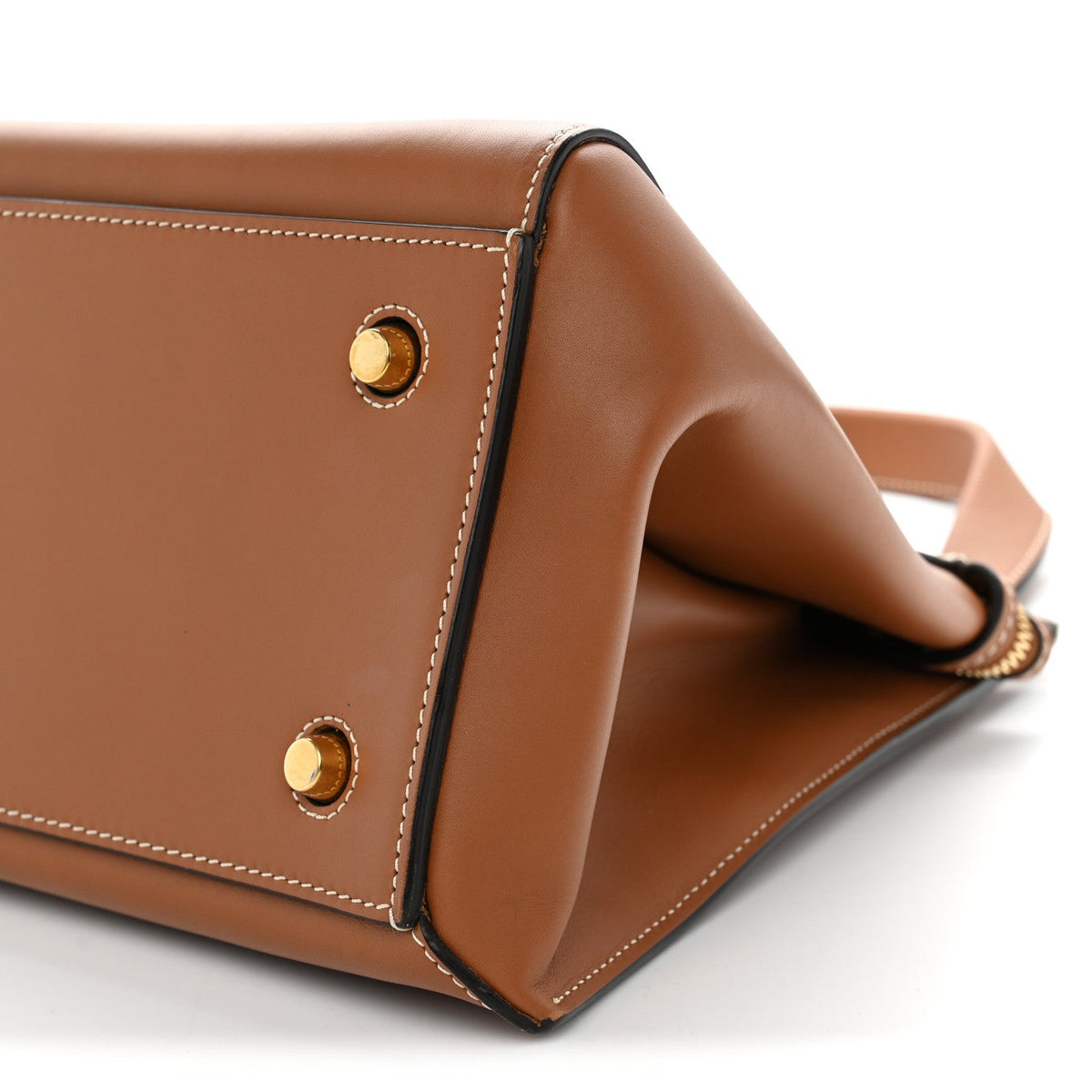 Celine Smooth Calfskin Medium Edge Shoulder Bag Camel