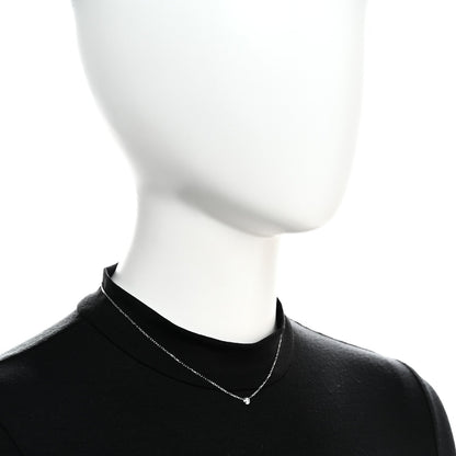Cartier 18K White Gold Diamond SM D'Amour Pendant Necklace