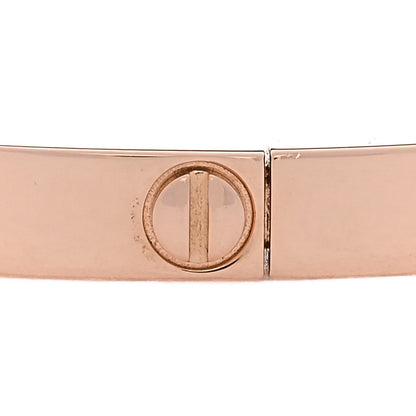 Cartier 18K Pink Gold Small LOVE Bracelet 16