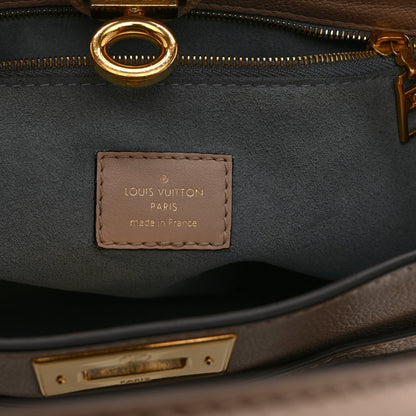 Louis Vuitton Calfskin Monogram On My Side PM Tote Bag Greige 1976660
