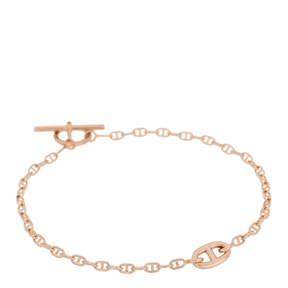 Hermes 18K Rose Gold TPM Farandole Bracelet