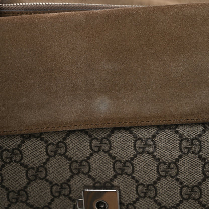 Gucci GG Supreme Monogram Small Dionysus Shoulder Bag Taupe