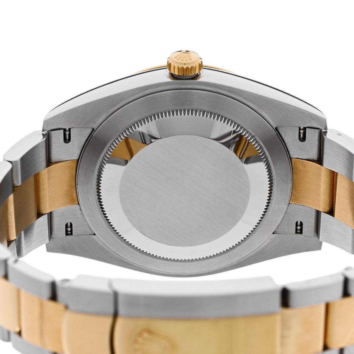 Rolex Stainless Steel 18K Yellow Gold Diamond 41mm Datejust Watch 126333