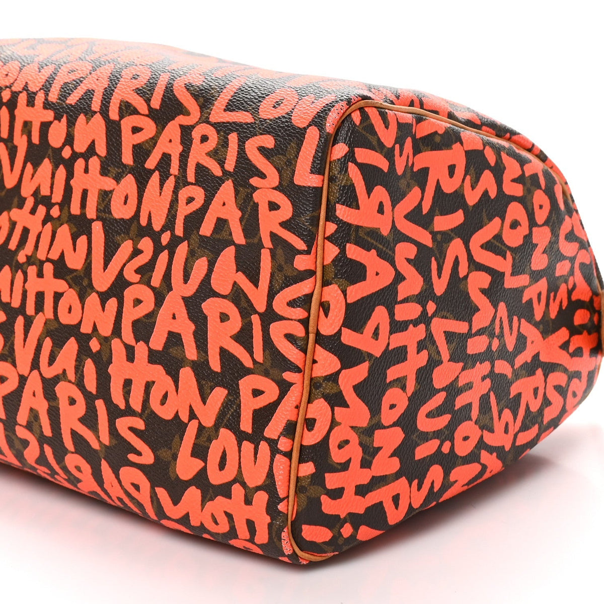 Louis Vuitton Monogram Graffiti Speedy 30 Orange