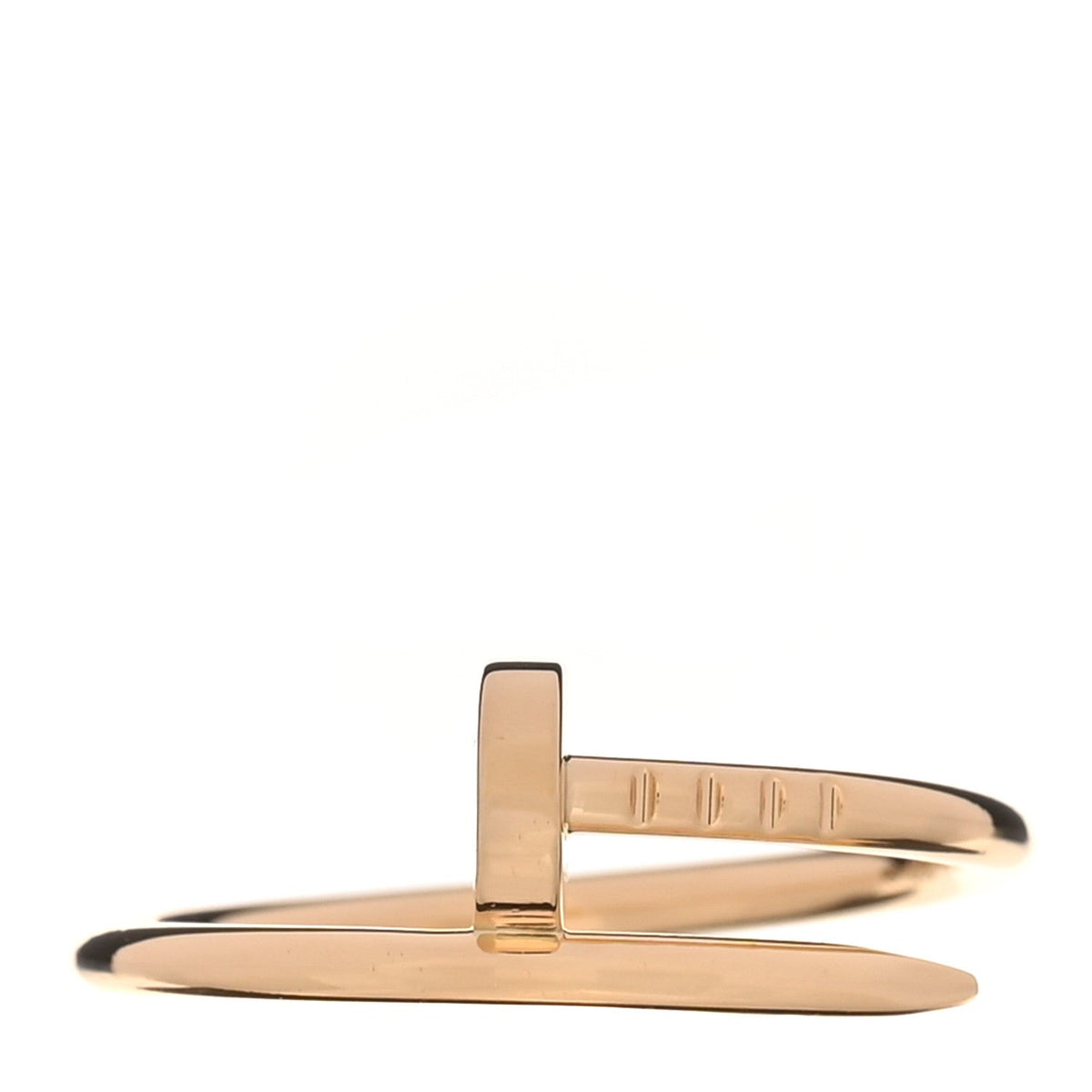 Cartier 18K Yellow Gold Small Juste Un Clou Ring 55 7.25