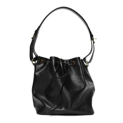 Louis Vuitton Epi Petit Noe Shoulder Bag Black