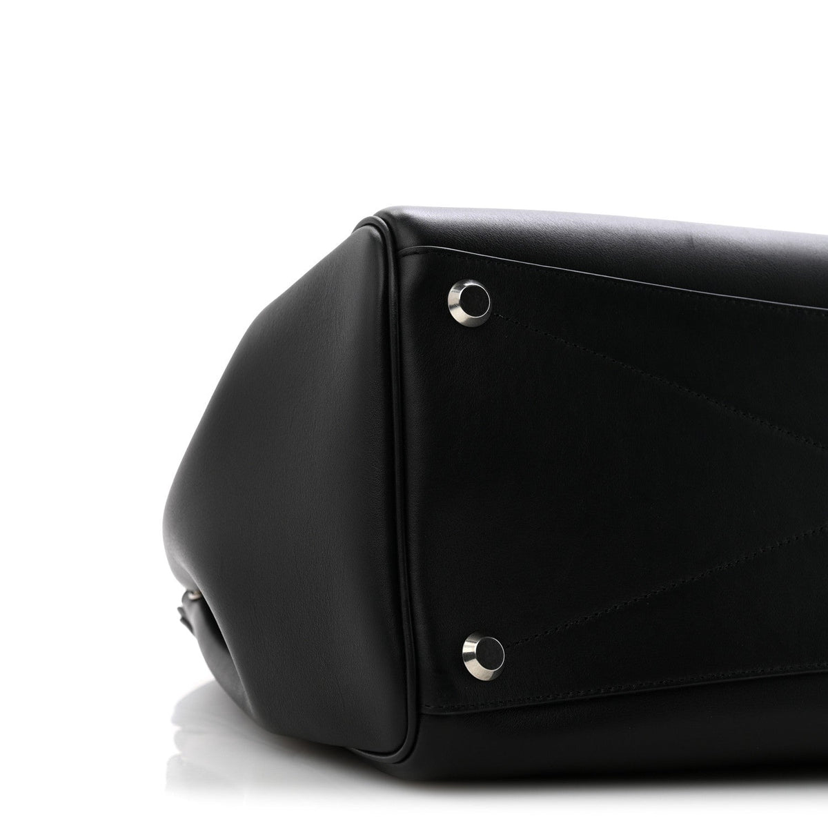 Balenciaga Smooth Calfskin Medium Bel Air Carry All Bag Black