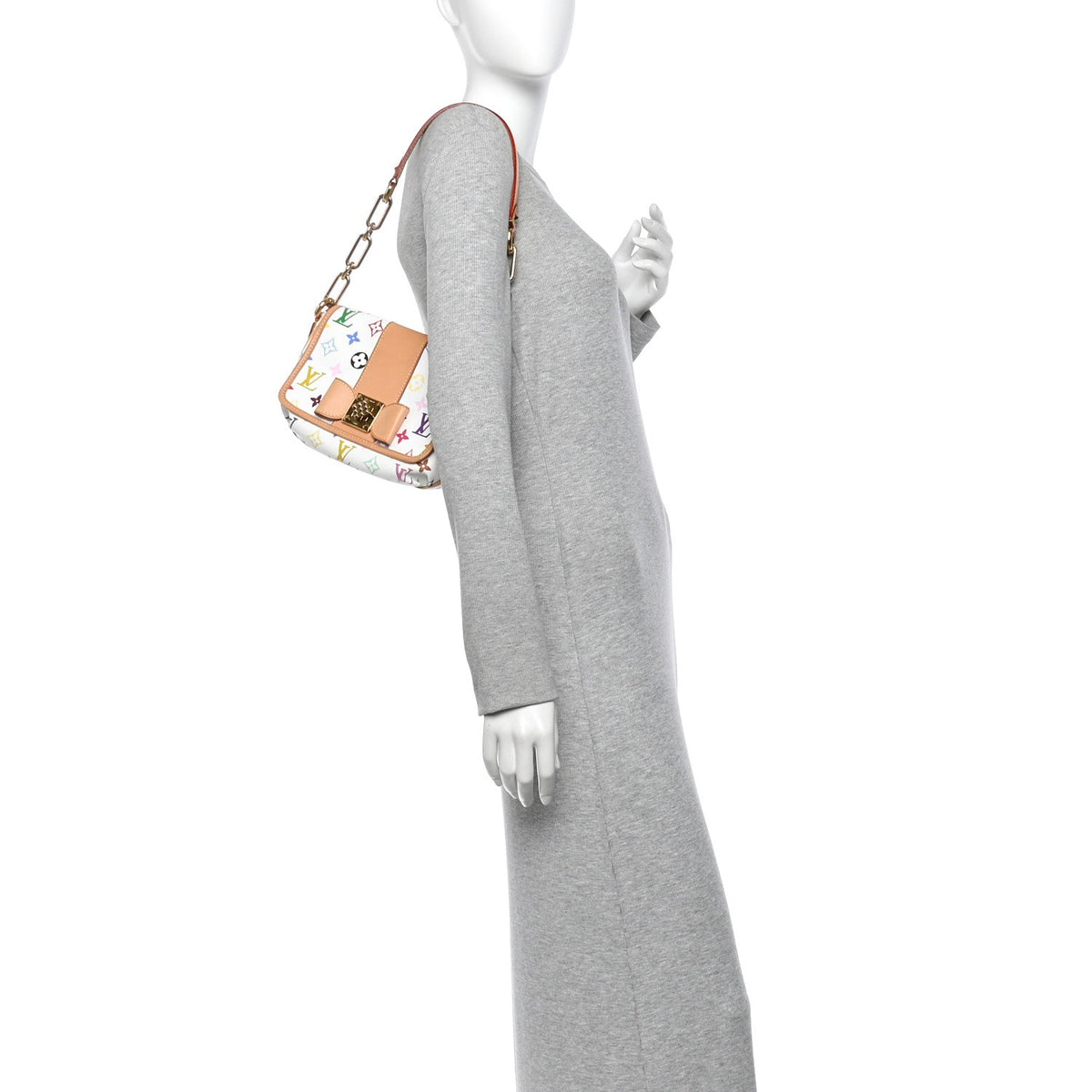 Louis Vuitton Monogram Multicolor Patti White