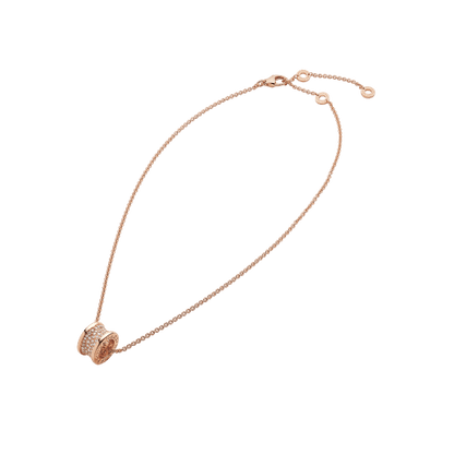 Bvlgari 18K Gold Diamond B.zero1 Necklace