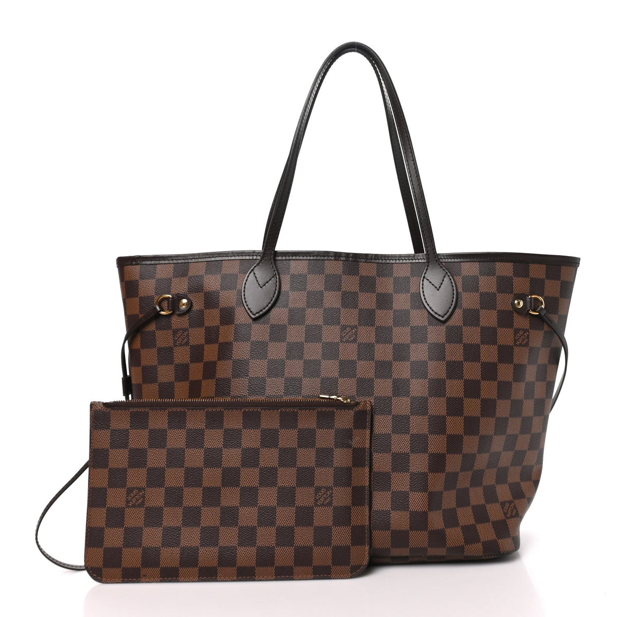 Louis Vuitton Damier Ebene Canvas Neo Neverfull MM Tote Bag Brown