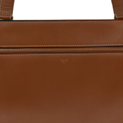 Celine Smooth Calfskin Medium Edge Shoulder Bag Camel