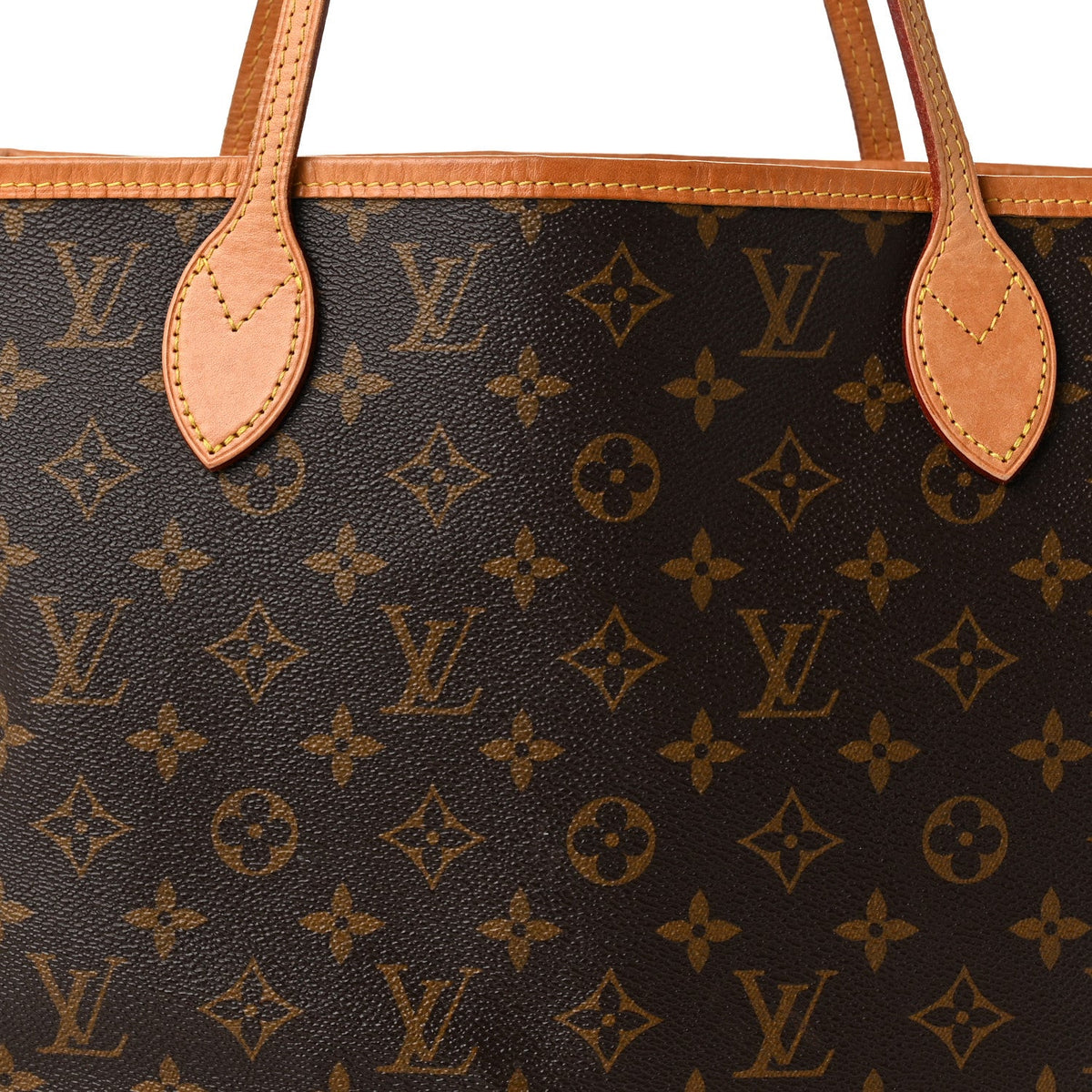 Louis Vuitton Monogram Neo Neverfull MM Tote Bag Brown
