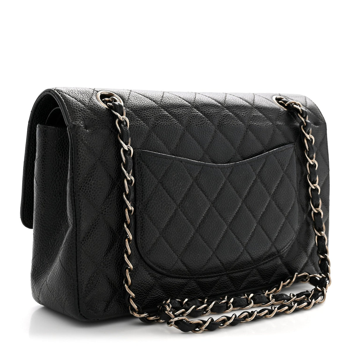Chanel Caviar Quilted Medium Double Flap Bag Black 1983939
