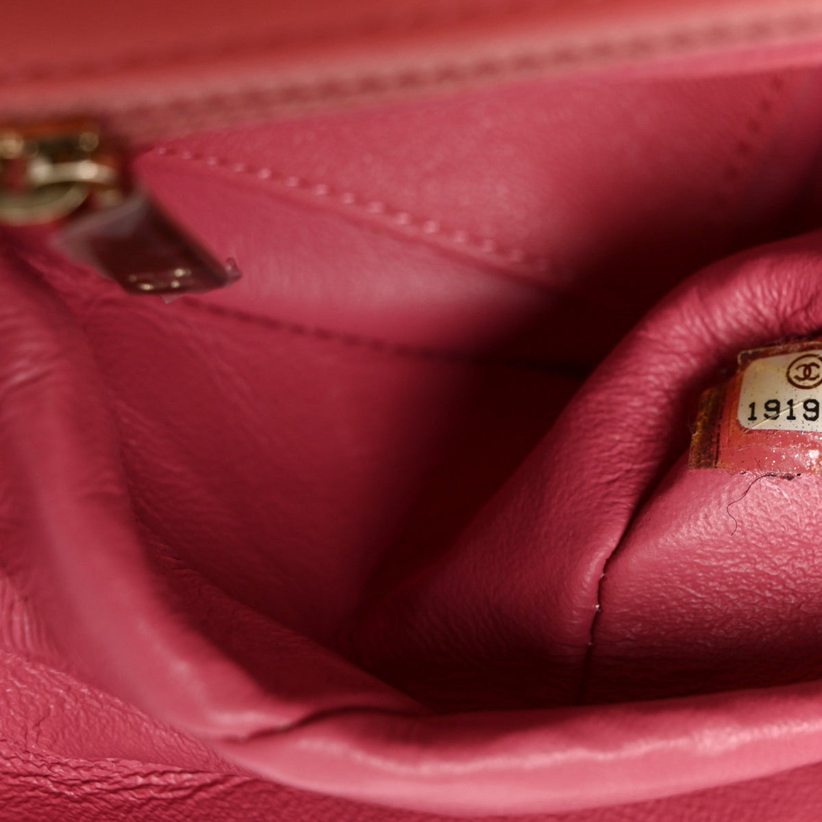 Chanel Lambskin Quilted Valentine Charms Medium Flap Bag Pink