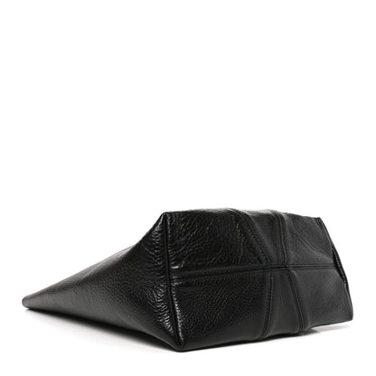 Chloe Grained Calfskin Medium Spin Tote Woodrose