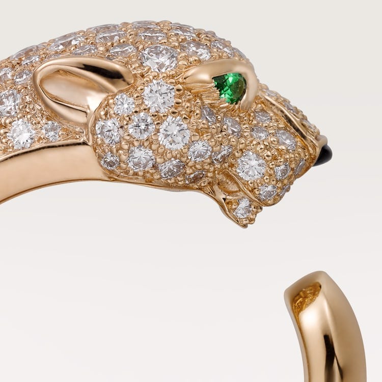 18K Gold Diamond Cartier Panthère de Cartier Ring