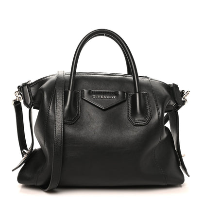 Givenchy Smooth Calfskin Small Soft Antigona Bag Black