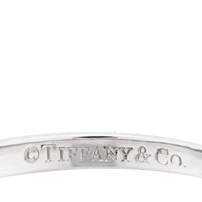 Tiffany Platinum Diamond 0.27ctw 2.2mm Forever Half Circle Band Ring 50 5.5