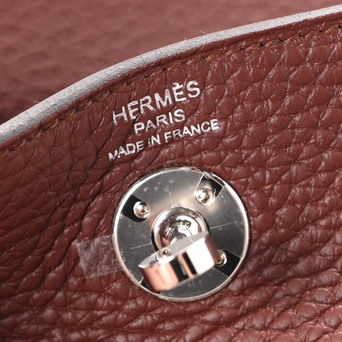 Hermes Taurillon Clemence Mini Lindy 20 Terre 1983359